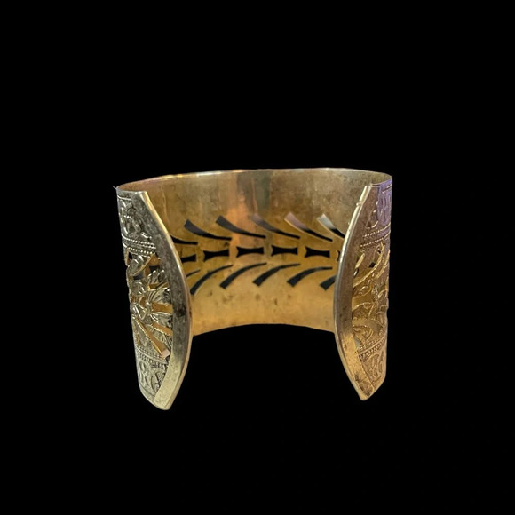 VTG | 34g Brass Cutout Cuff - Picture 3 of 4